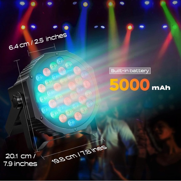 Rechargeable Party Lights - Picture 2 of 6